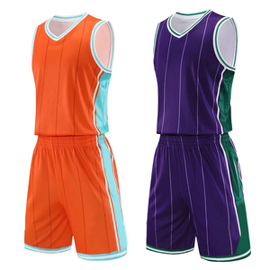 Les hommes portent des vêtements de sport en polyester Bsci vêtements d'équipe ODM et OEM uniforme de basket-ball maillot de basket-ball avec logo personnalisé de la meilleure conception avec short - Product Image 1