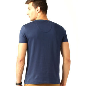 T-shirts pour hommes décontractés personnalisés en gros, t-shirts unis de couleur unie 100% coton à col rond en vente, t-shirts pour hommes - Product Image 3