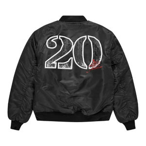 แจ็คเก็ตบอมเบอร์ผู้ชายแบบใหม่ สไตล์ไฮสตรีท ผ้าโพลีเอสเตอร์ไนลอน 100% กันน้ำ แบบกลับด้านได้ คอตั้ง เป็นมิตรกับสิ่งแวดล้อม ขายส่ง - Product Image 3