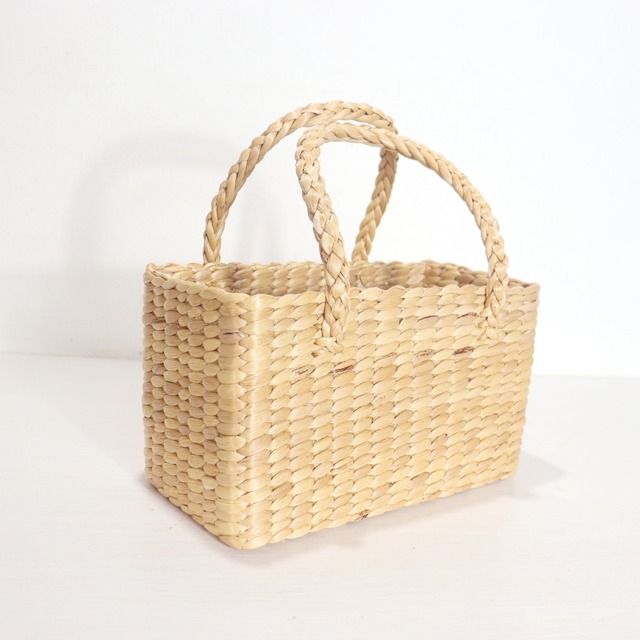 Luxury design handmade bags for women water hyacinth handbag wholesale bag with brand logo