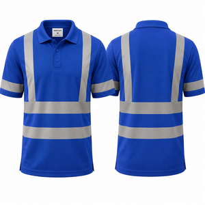 Camiseta Polo de Seguridad Reflectante de Alta Visibilidad ANSI Clase 3 con Logotipo Personalizado para Trabajo, Construcción y Uso en Exteriores - Product Image 5