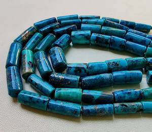 AAA + ลูกปัดสีเทอร์ควอยซ์ Arizona ธรรมชาติลูกปัดสีเทอร์ควอยซ์ลูกปัดพลอยสีเทอร์ควอยซ์ขนาด8นิ้วลูกปัดทำมือ - Product Image 6