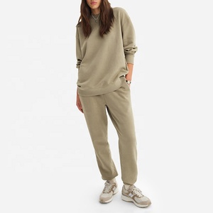 K210322 Automne 2025 Vêtements pour femmes Grande taille Tenues décontractées à manches longues Haut et pantalon de survêtement Ensemble deux pièces Vêtements pour femmes - Product Image 3