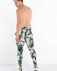 Ropa Deportiva de Compresión sin Costuras para Hombre, Transpirable, con Cierre Elástico en la Cintura, Tela de Spandex/Nylon de 240g, Largo Completo - Product Image 2