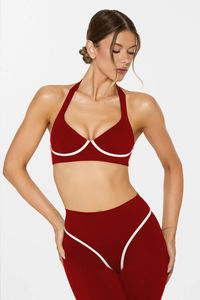 Conjunto Deportivo Elástico de Dos Piezas para Mujer, Estilo Nuevo, Ropa de Gimnasio, Chaquetas de Yoga, Shorts de Fitness, Ecológico, de Secado Rápido - Product Image 6