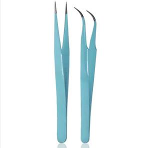 Pinzas de pestañas de acero inoxidable personalizadas de calidad superior puntiagudas al por mayor, gran oferta, producto de belleza, pinzas para pestañas - Product Image 4