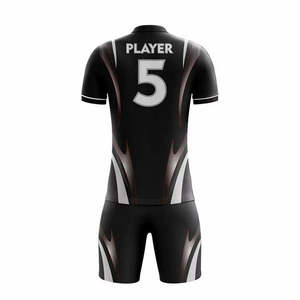 Custom Made Logo Printed Team Wear Soccer Jersey Uniform Breathable OEM Service soccer jersey - Product Image 5