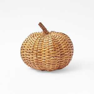 TienPhong Wholesale New Arrival Customize Natural Rattan Pumpkin Family - Handcrafted Woodland <b>Decor</b> for Home & <b>Table</b> Settings - Product Image 3