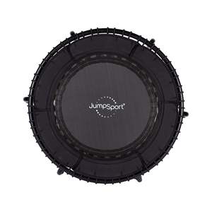 JumpSport 370 Home Gym Trampolino Fitness Resistente da 99 cm con DVD 4-in-1 Professionale in Acciaio e Polipropilene Sicuro e Nero - Product Image 1