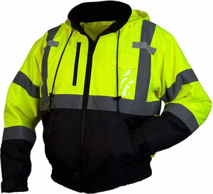 Veste de travail extérieure pour hommes, confortable, respirante, résistante à l'eau, support élevé, construction d'uniformes d'usine en cachemire d'hiver - Product Image 1