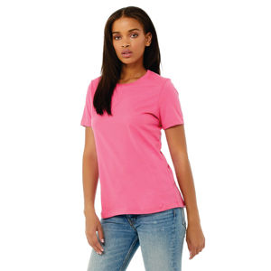 Airlume-Camiseta holgada de manga corta para mujer, Camiseta de algodón peinado y anillo de 32, 100% oz, rosa, 4,2 - Product Image 2