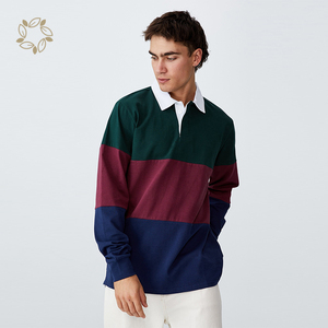Kaos Polo lingkungan untuk pria kaos Polo katun organik pria kemeja polo lengan panjang pria katun organik