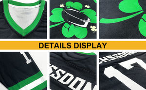 Camiseta de hockey sobre hielo Premium de alta calidad con sublimación personalizada y nombre y número personalizados con logotipo personalizado en Camiseta deportiva - Product Image 5