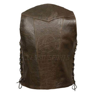 Gilet en cuir pour homme, confortable, élégant, sans manches, classique, mode décontractée, vêtement pour homme - Product Image 2