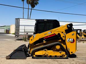 Cargadora de orugas compacta Caterpillar CAT 255 usada de 2024, cargadora de orugas amarilla para construcción y trabajo agrícola - Product Image 2