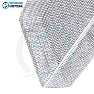 Panier en maille fine manuel avec couvercle, récipient en acier inoxydable durable pour le nettoyage et le stockage des instruments hospitaliers - Product Image 5