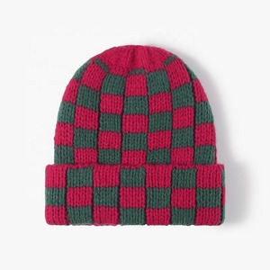 Mono Riders Unisex Warm Striped Polyester/Cotton Breathable Waterproof Knitted <b>Winter</b> <b>Cap</b> Custom Jacquard Embroidery Beanie - Product Image 6