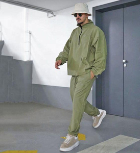 Survêtements coupe-vent en nylon de haute qualité, design personnalisé, blocs de couleur, survêtement de sport pour hommes, survêtements coupe-vent - Product Image 2