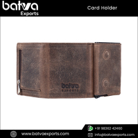 Dompet Kartu Kulit Asli Pria Model Terbaru, Logo Custom, Kualitas Tinggi 100% Terjamin, Harga Pabrik Murah