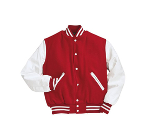 Chaqueta universitaria de alta calidad unisex personalizable transpirable de talla grande ropa de calle de invierno con cremallera chaqueta de béisbol universitaria para hombres - Product Image 2