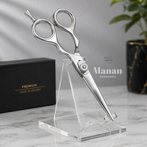 Ciseaux de barbier en acier inoxydable 6,5 pouces, ciseaux à cheveux professionnels, outil de salon, logo personnalisé - Product Image 5