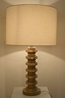 Lampe de table décorative moderne en bois électrique PineCraft International 2024, LED, blanche, haute qualité, décoration pour hôtel et maison, vente chaude