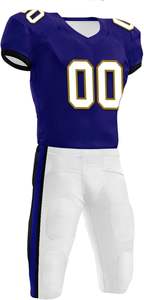 Uniforme de fútbol americano personalizado de alta calidad para clubes, universidades, equipos deportivos, conjunto completo transpirable de secado rápido 2025 - Product Image 3