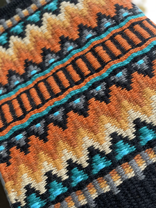 Western Show Horse Saddle Blanket Diseño de Nueva Zelanda Manta de sillín de lana hecha a mano Top Wool Saddle Pad Size - Product Image 4