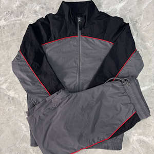 Ensemble de survêtement en nylon personnalisé avec logo, veste coupe-vent et pantalon de jogging pour homme, vêtements de sport actifs, ensemble 2 pièces pour homme - Product Image 1