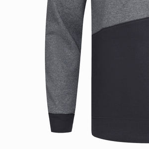 เสื้อสเวตเตอร์คอกลมสำหรับผู้ชาย, สเวตเชิ้ต100% ฮู้ดแขนยาวผ้าฝ้าย350แกรมเสื้อมีฮู้ดสไตล์ลำลองสีพื้นพิมพ์ลาย - Product Image 3