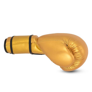 Gants de boxe professionnels personnalisés en cuir de vachette doré, élégants, toutes couleurs, à lacets, pour usage extérieur, séchage rapide - Product Image 5
