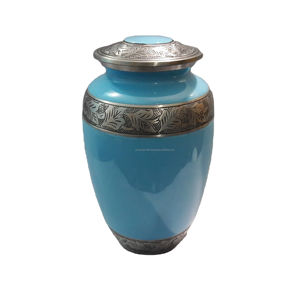 Urnes à cendres colorées en forme de plume pour cendres humaines, urne funéraire jaune pour cendres, urne commémorative pour adultes - Product Image 3