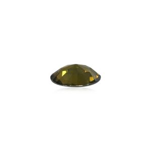Piedra Suelta de Tanzanita Facetada, Corte Esmeralda de 3.93 Quilates, Zirconia Verde Amarillenta Calibrada - Product Image 2