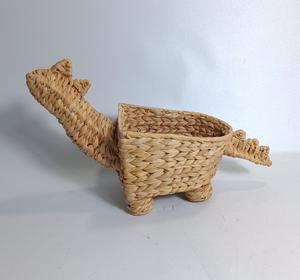 Panier de rangement en forme d'animal de haute qualité, design ODM, écologique, en jacinthe d'eau naturelle, style vintage, grossiste vietnamien - Product Image 2