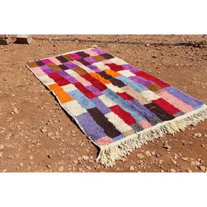 Tapis persan abstrait fait à la main contemporain 9x12 grand rectangle en polyester pour le décor d'entrée de la chambre à coucher du salon pour les adolescents - Product Image 5