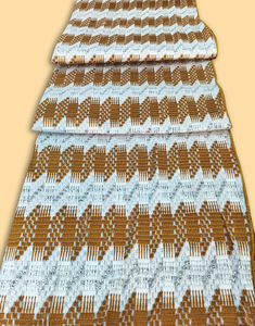 Tela de Algodón Jacquard Kente Tejida a Mano de 51 cm de Ancho, 270 GSM, Textil Étnico, Moda Cultural y Ropa Tradicional - Product Image 2