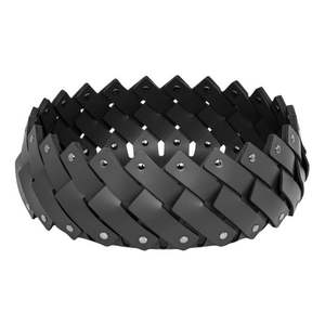 Servilleteros de cuero real para bodas rústicas elegantes, Decoración de mesa de alta calidad y configuraciones de mesa interior atemporales - Product Image 1