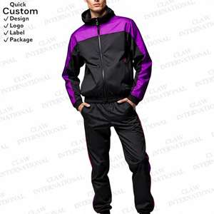 Men's Custom Custom Unisex Baggy <b>Windbreaker</b> Set Lightweight <b>Windbreaker</b> Set for Men & <b>Women</b> - Product Image 4