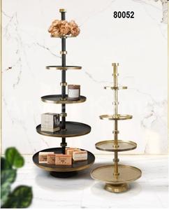 Support à étages rond en aluminium - Product Image 1