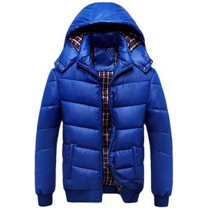 Parka ligera y resistente al agua personalizada para hombre, chaqueta acolchada empacable con capucha de invierno para el trabajo, a prueba de viento, gruesa y cálida - Product Image 5