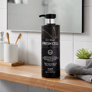 AOMI Shampooing Gel Fraîcheur Cellulaire 500ml Anti-Chute, Anti-Pelliculaire, Rafraîchissant, Nourrissant, Favorisant la Croissance Capillaire, Soin du Cuir Chevelu, Herbal 2-en-1 OEM/ODM - Product Image 2