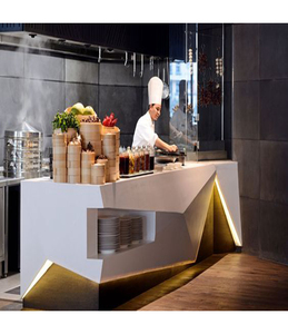 Increíble diseño de forma <span class=keywords><strong>funky</strong></span> mármol artificial Hotel buffet Snap - Product Image 1