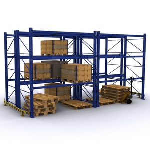 Livraison rapide Structure de boulon de haute sécurité Support de palettes sélectif en acier Protection contre la corrosion de support d'entrepôt réglable pour - Product Image 4