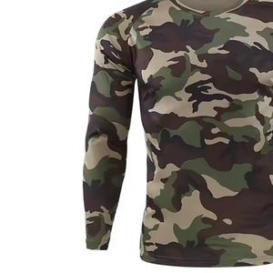 ชุดต่อสู้ยุทธวิธีลายพรางกันการฉีกขาดระบายอากาศได้ดีเสื้อยืดใส่ได้ทั้งชายและหญิงขนาดใหญ่ - Product Image 4