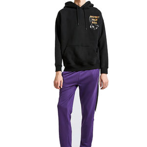 Sweat à Capuche Polaire d'Hiver pour Homme 100% Coton Couleur Pastel Block Pull avec Panneaux Vert Jaune Rose - Product Image 6