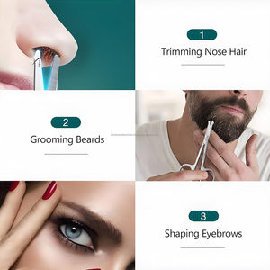 Tijeras Profesionales Premium de Acero Inoxidable con Punta Redondeada para Recortar el Vello de la Nariz, Manicura, Uñas y Cejas - Product Image 4