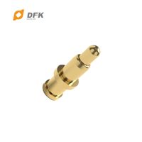Connecteur à broches pogo en laiton à ressort de 6 mm, hauteur de 4,8 mm, 1A, 50 m