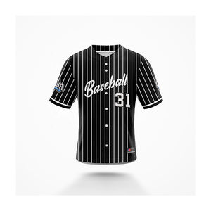 Maillots de baseball pour hommes ZATA SPORTS 100% polyester, chemise d'arbitre, uniformes de softball, cousus, haute qualité, séchage rapide - Product Image 3