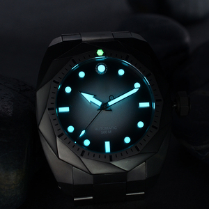 Reloj Mecánico de Diseño Clásico Automático NH35 de Titanio para Buceo, Esfera Luminosa, Cristal de Zafiro, Fabricante de Relojes para Hombre - Product Image 3