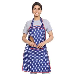 Adjustable Neck Strap Premium Cotton Kitchen Apron with Large Front Pockets Waist Type for <b>Cooking</b> Baking Grilling - Product Image 4